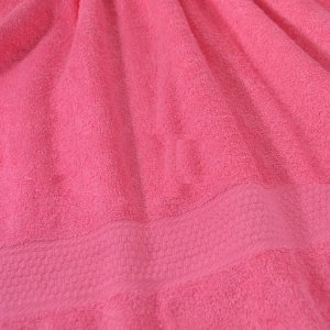 Полотенце гладкокрашенное Розовый 460 г/м2
