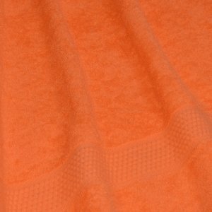 Полотенце гладкокрашенное апельсиновый 460 г/м2
