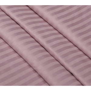 Постельное белье сатин страйп 125гр розовый зефир