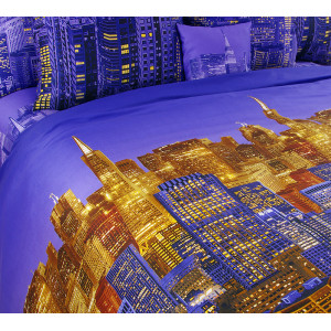 Комплект постельного белья Панорама 1 сатиновый